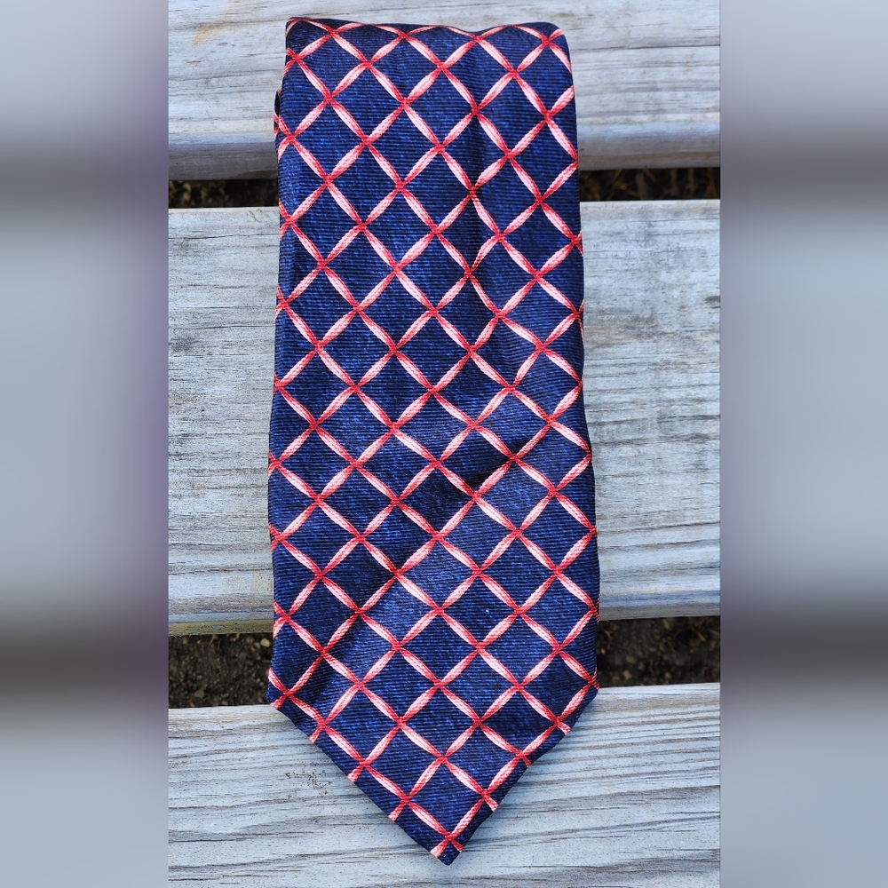Bvlgari Sevenfold David Pizzigoni Silk Tie